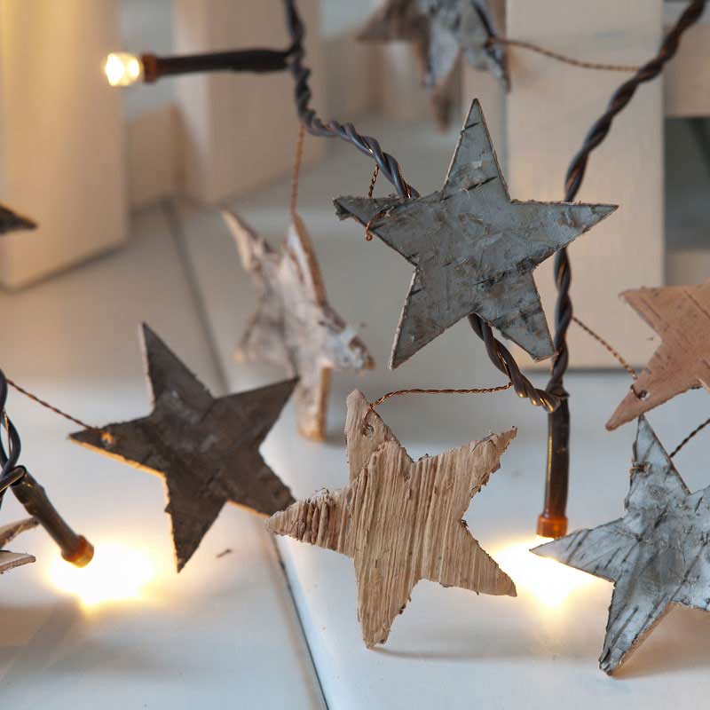Noma Birch Star String LED Twinkle Lights 16 Warm White on Sale