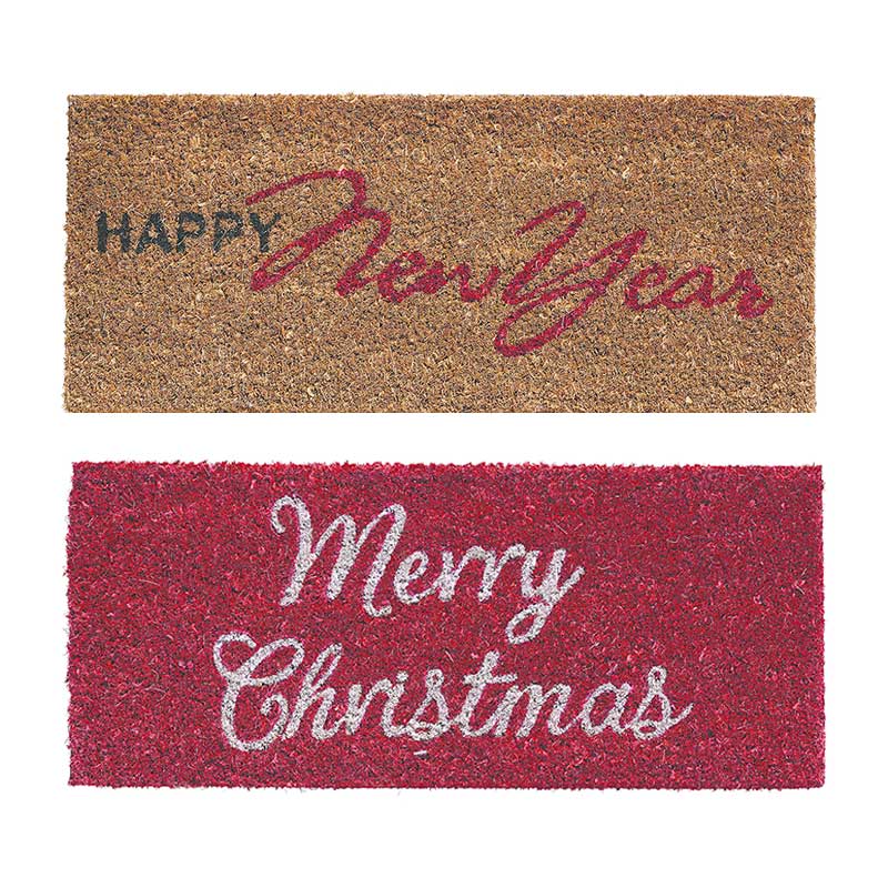 gardman merry christmas coir doormat insert twin pack 53 x gardman merry christmas coir doormat insert twin pack 53 x