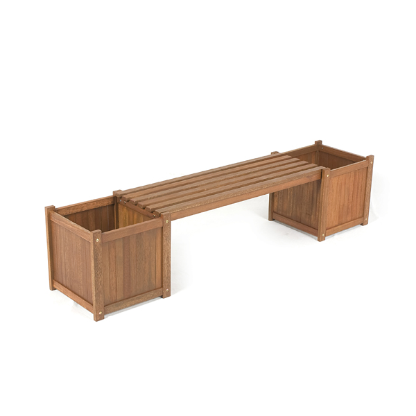  planter box bench greenfingers loreto shorea meranti planter box bench