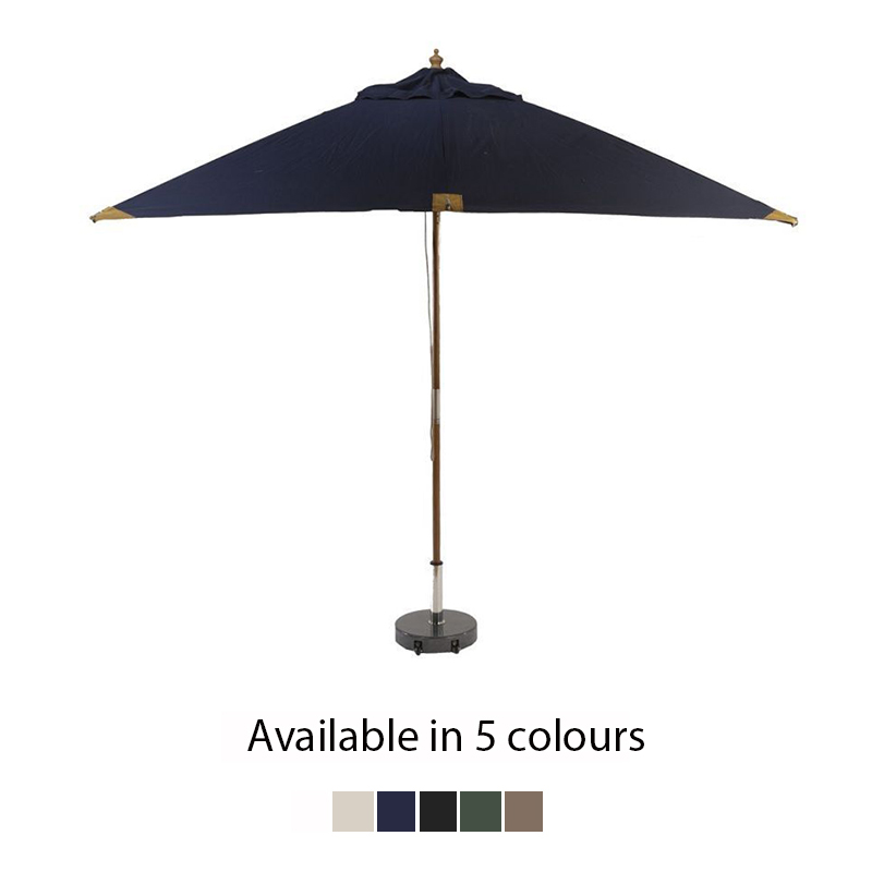 Sturdi Plus Wooden Square Parasol - 3m