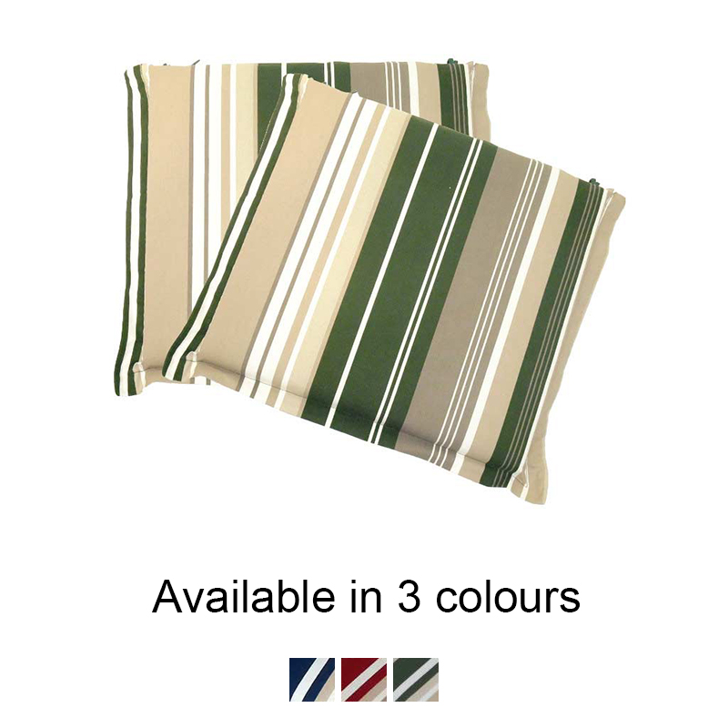 Ellister Square Seat Cushion 2 Pack - 38 x 40cm