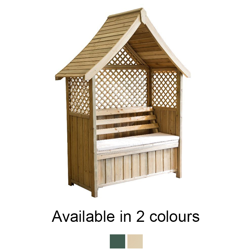 Zest 4 Leisure Standard Arbour Seat Pad - W120cm x D37cm - Cushion Only