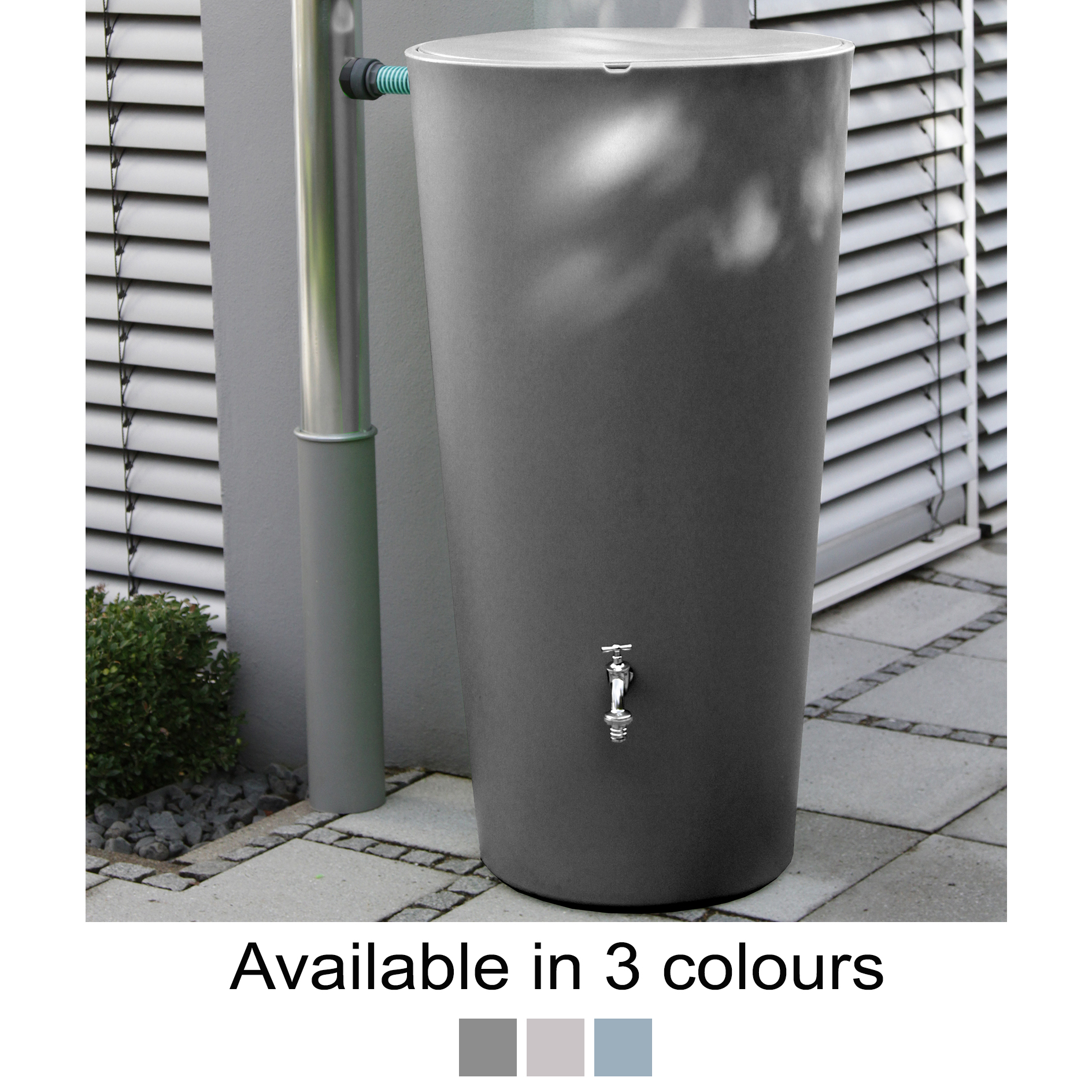 3P Technik RainBowl Water Butt - 210 Litres