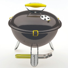 Landmann Piccolino Portable Charcoal BBQ - Anthracite