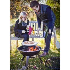 La Hacienda Steel Pizza Firepit & Grill