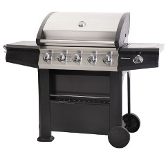 Lifestyle Dominica 5 + 1 Stainless Steel Burner Gas BBQ With Side Burner
