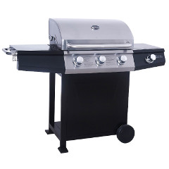 Lifestyle St Vincent 3+1 Stainless Steel Burner Gas BBQ With Side Burner