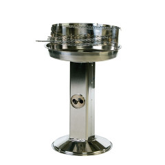 Lifestyle Stainless Steel Pedestal BBQ
