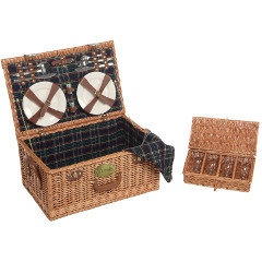 Lifestyle Willow Picnic Hamper 4 Person