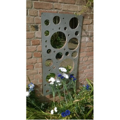 Parallax Bubbles Wall Panel Mirror