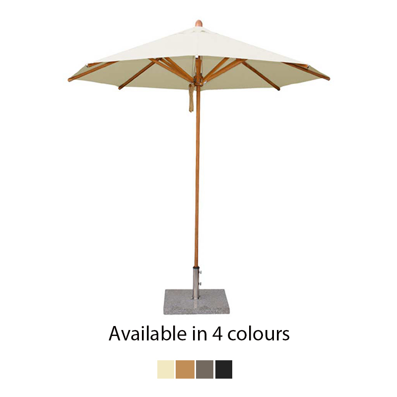 Bambrella Levante Spuncrylic Round Parasol - 2.5m