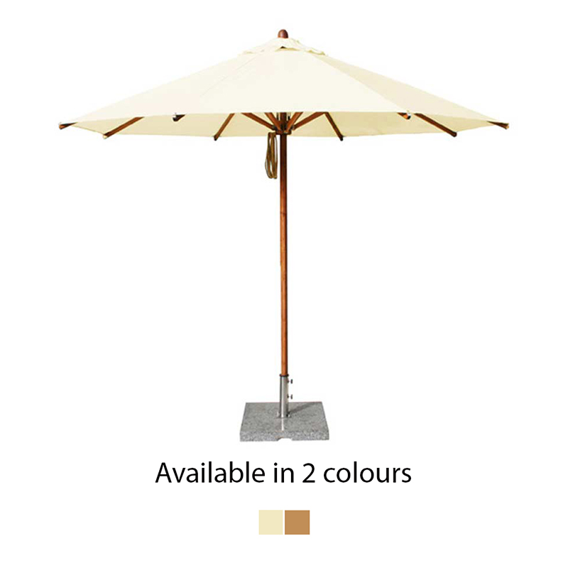 Bambrella Levante Polyester Round Parasol - 3.5m