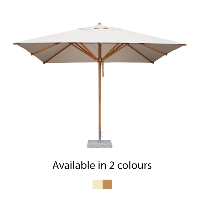 Bambrella Levante Polyester Rectangular Parasol - 3.5m