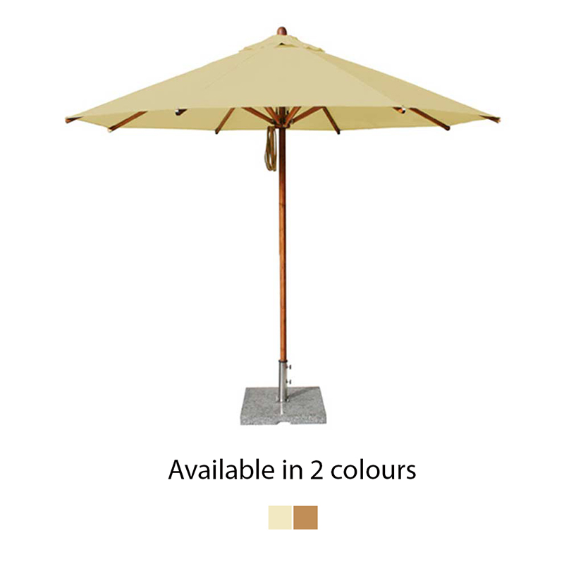Bambrella Levante Polyester Round Parasol - 3m