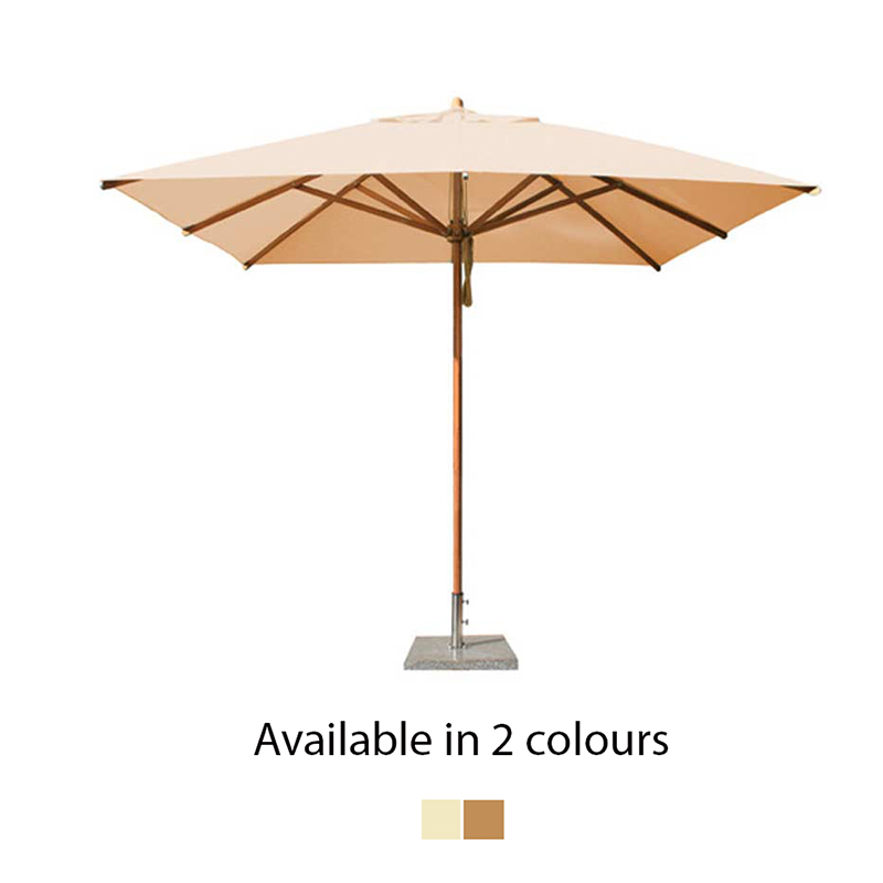Bambrella Levante Polyester Square Parasol - 3m