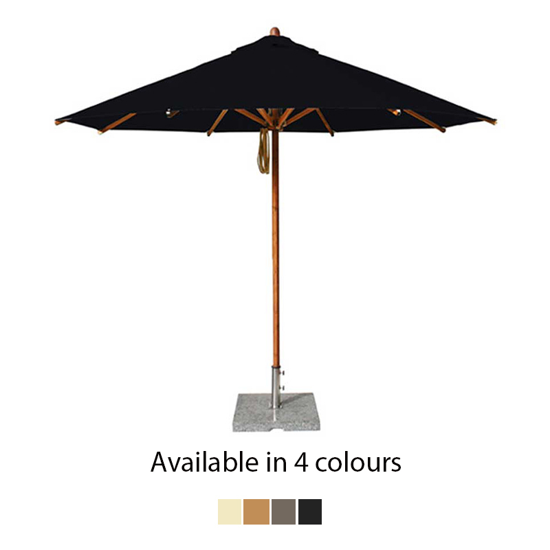 Bambrella Levante Spuncrylic Round Parasol - 3m