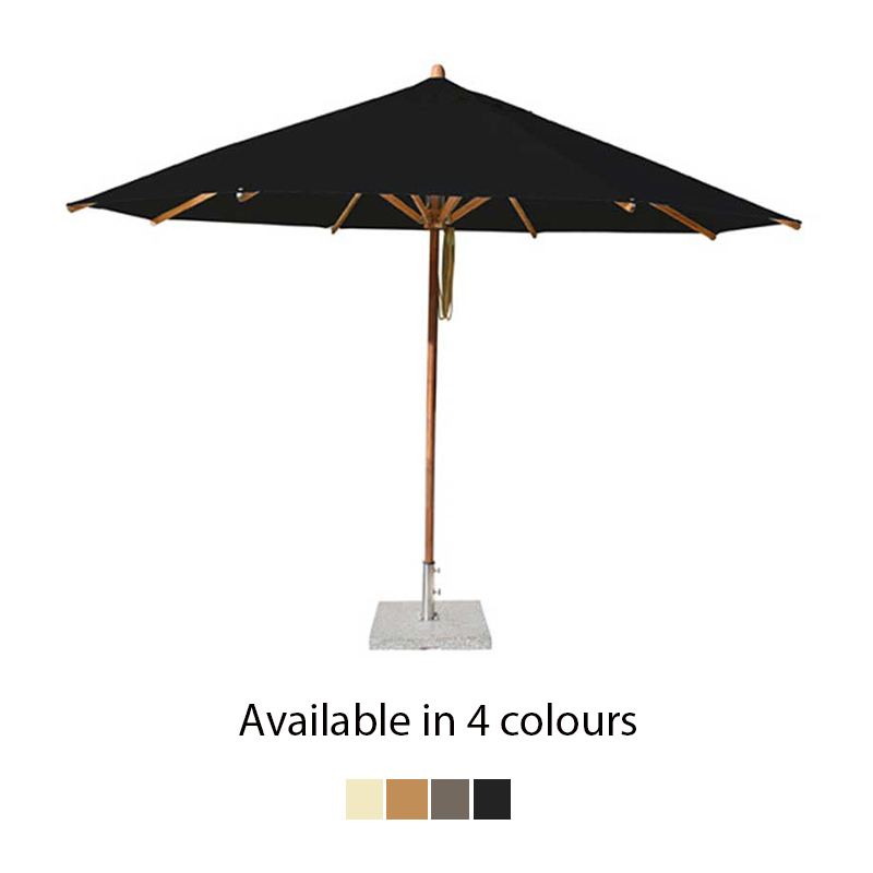 Bambrella Levante Spuncrylic Round Parasol - 4m