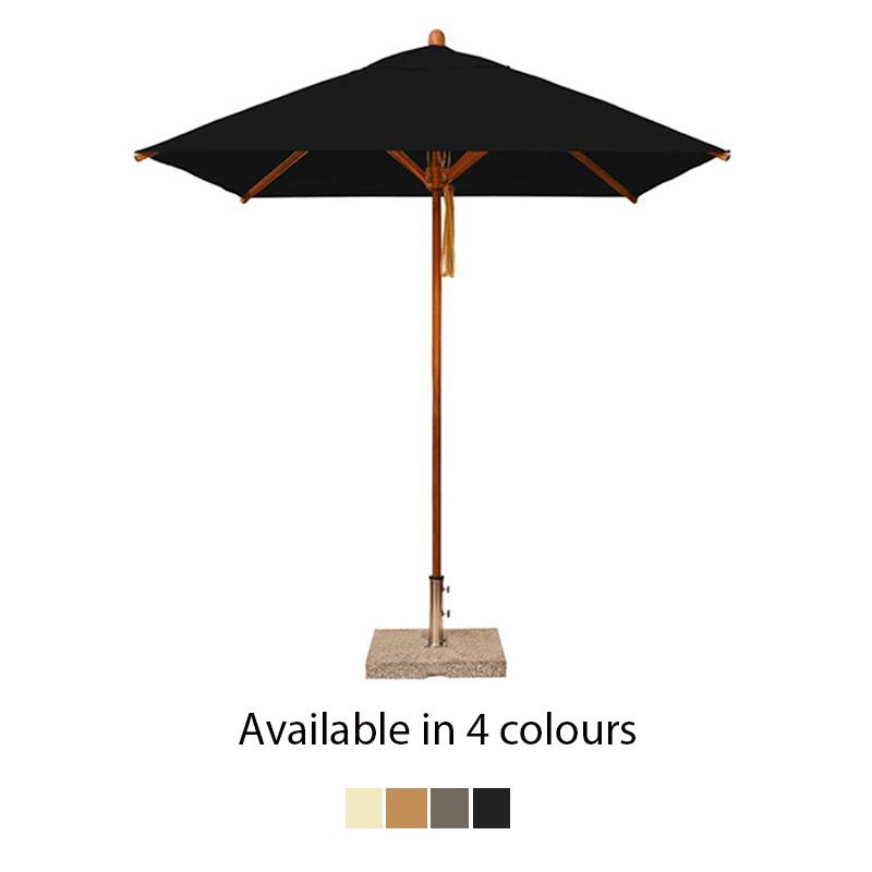 Bambrella Levante Spuncrylic Square Parasol - 2.1m