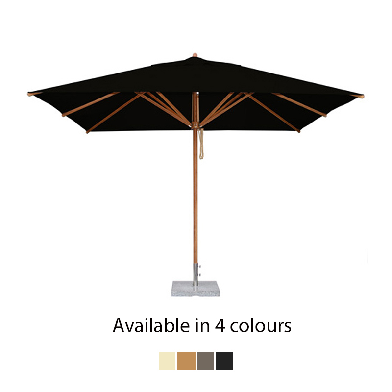 Bambrella Levante Spuncrylic Rectangular Parasol - 3.5m