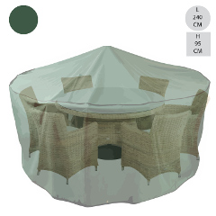 Cozy Bay 8 Seat Round Dining Set Cover - 240cm Diameter
