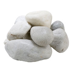 Pearl White Cobbles Bulk Bag - 750kg