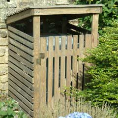 Garden Trading Single Wheelie Bin Store