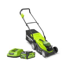 Greenworks 40V Cordless Lawnmower - 35cm
