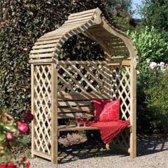 Rowlinson Jaipur 2 Seater Arbour Bench