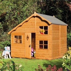 Rowlinson Swiss Cottage Playhouse - W8ft x D6.5ft