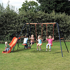 Hedstrom Europa Double Swing, Glider and Slide Combination