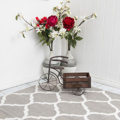 Natura Grey and White Indoor Rug – 120 x 180cm