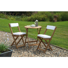 Greenhurst Raffles 2 Seater Bistro Set - Natural