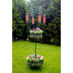 Garden Watchman Bird Feeder Planter