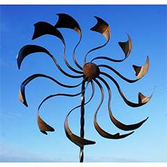 Black Country Metal Works Brambleton Lane Wind Dancer - Copper