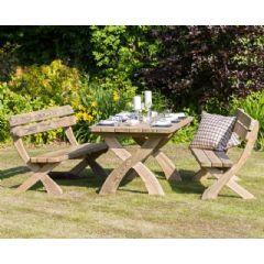Zest 4 Leisure Harriet 4 Seater Dining Set