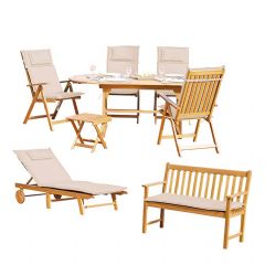 Norfolk Leisure Lifestyle Ltd Summer 8 Seater Dining Set