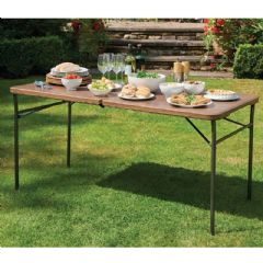 Gablemere Woodgrain Foldaway 150cm Dining Table