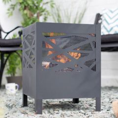 La Hacienda Minnesota Steel Firebasket - 45cm Height
