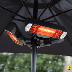 La Hacienda Heatmaster Slimline Infrared Heater - 3x 500w Lamps