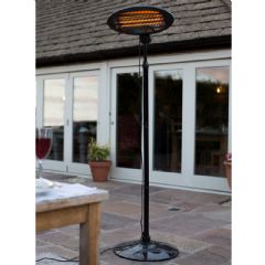 La Hacienda Adjustable Standing Patio Heater - 2000w