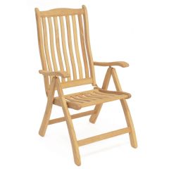 Alexander Rose FSC Roble Wooden Ascot Reclining Chair
