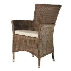 Alexander Rose San Marino Square Top Armchair - Brown