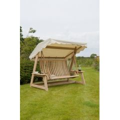 Alexander Rose Roble 3 Seater Swing Seat - Ecru