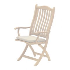 Alexander Rose Polyester Seat Pad - Ecru