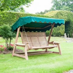 Alexander Rose Mahogany 3 Seater Swing Seat