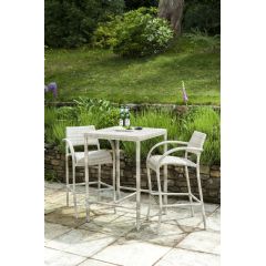 Alexander Rose Ocean Pearl Fiji 2 Seater Bar Bistro Set