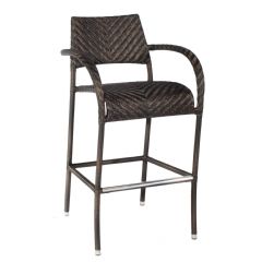Alexander Rose Ocean Fiji Rattan Bar Stool