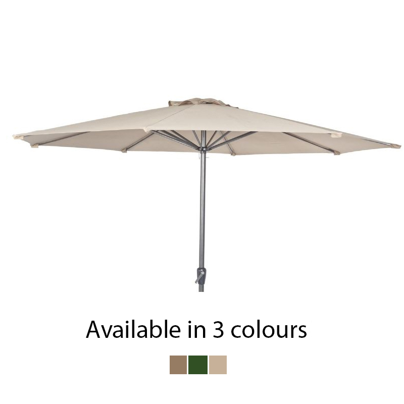 Alexander Rose Aluminium Round Parasol - 3m