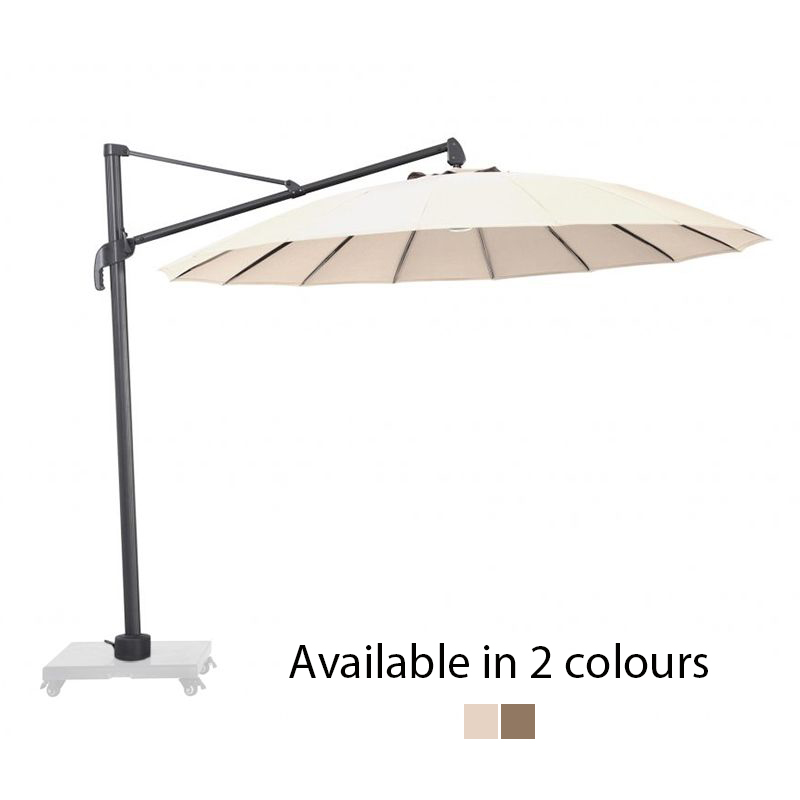 Alexander Rose Aluminium Round Cantilever Parasol - 3m