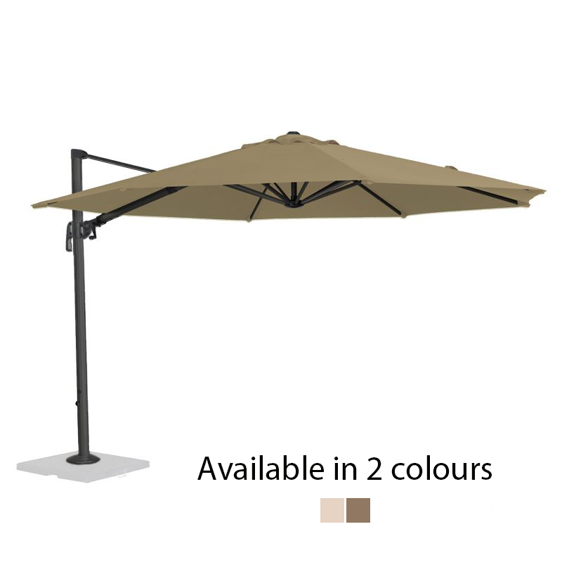 Alexander Rose Aluminium Round Cantilever Parasol - 3.5m
